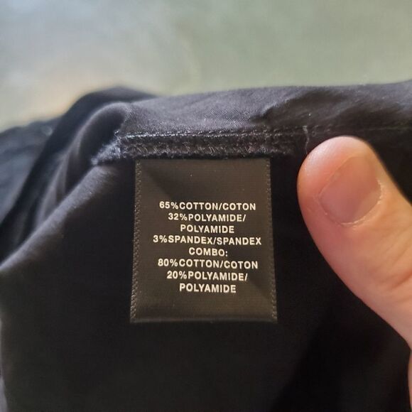 Lafayette 148 black button down shirt with lace sleeve sz 4 - Picture 2 of 4